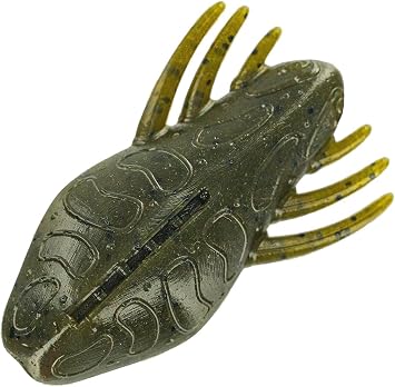 BIG BITE BAITS 2.5 Best Skipper Ever / 8 Pack/Green Pumpkin