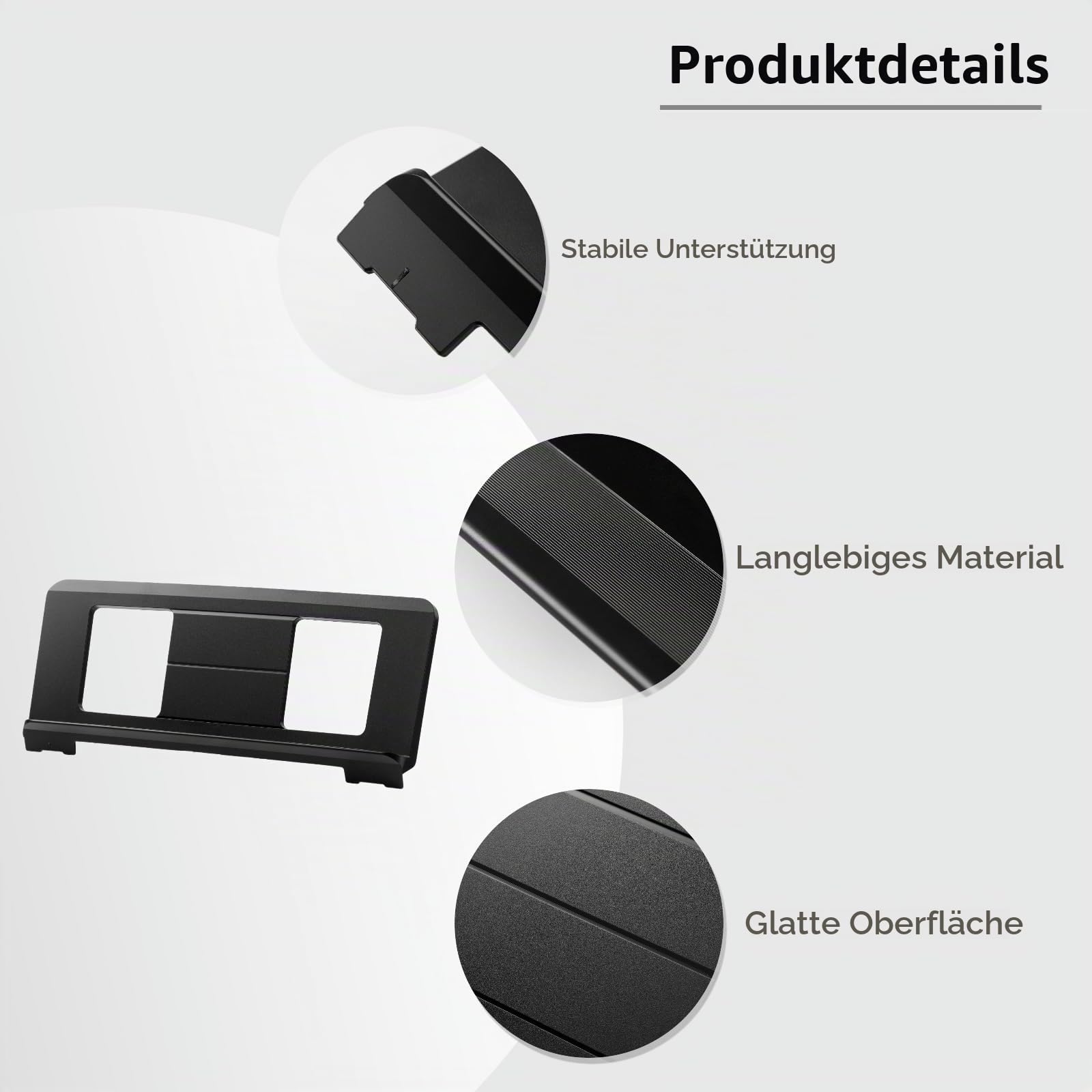 Elektronischer Notenständer für Keyboard Music Stand: Verstärkter Notenständer Notenbuchhalter