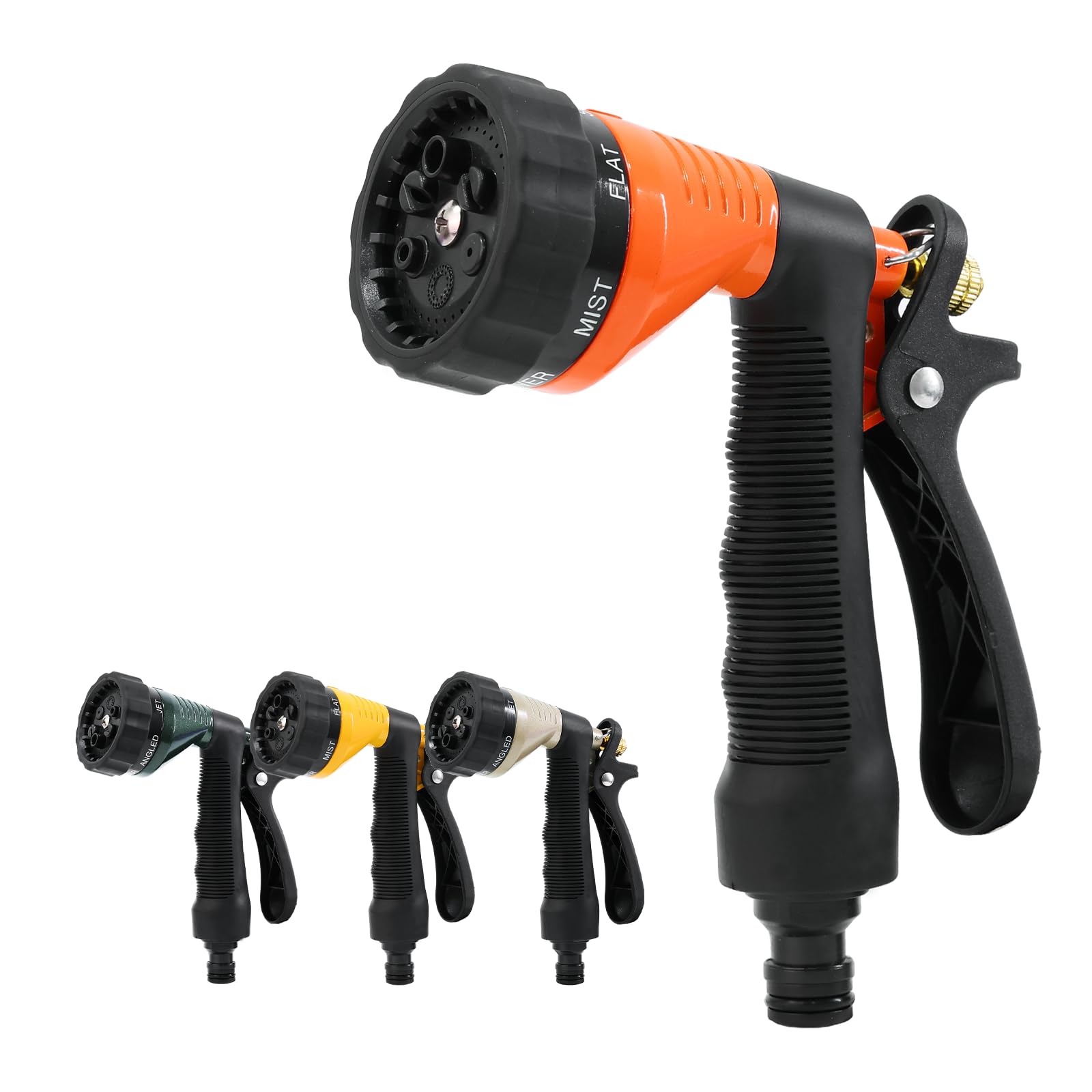 RESTMO Hose Pipe Spray Gun, Heavy Duty Metal Garden Hose Spray Gun