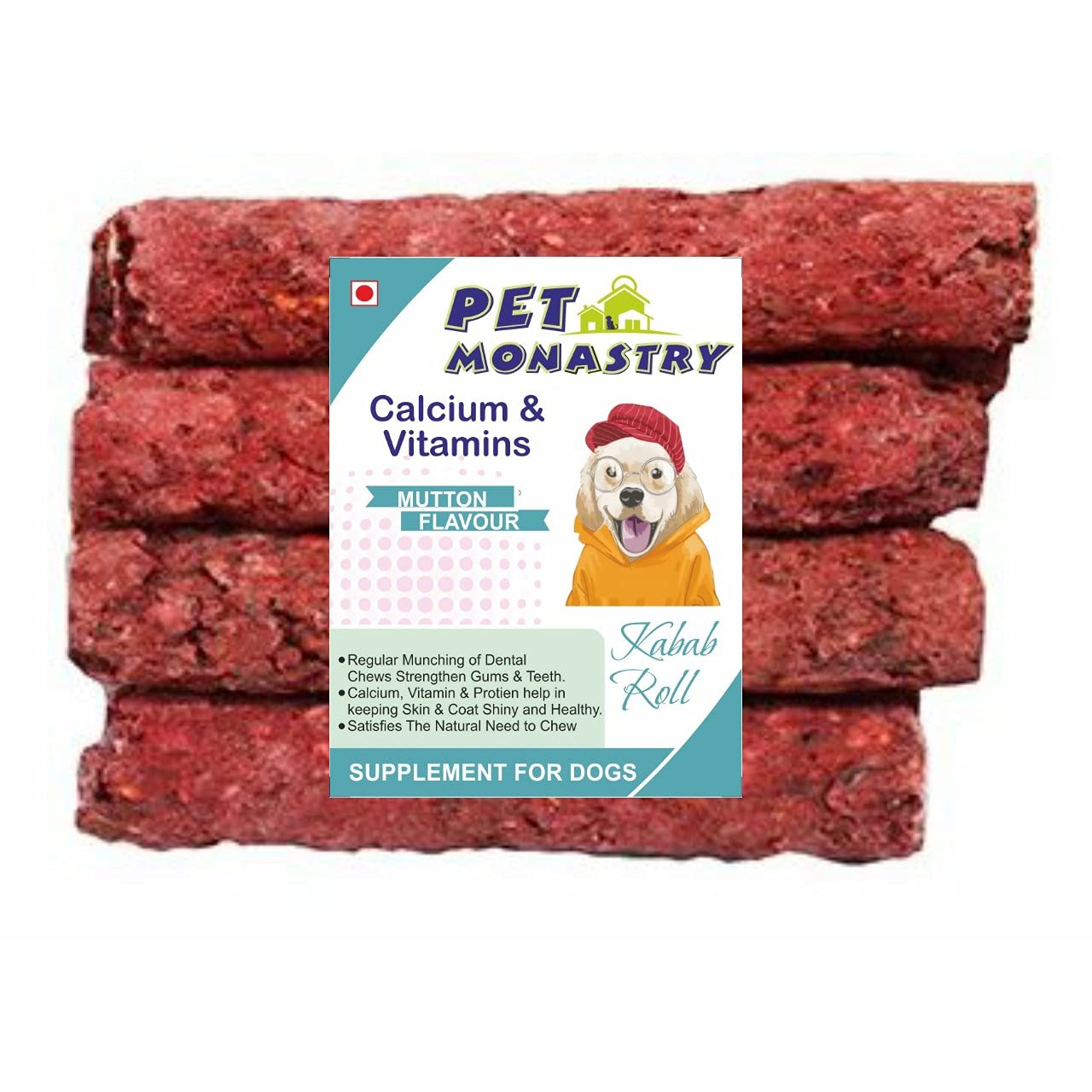 Pet Monastry Mutton Flavour Kabab Roll Chew Rolls for Dogs (Pack of 500 G) (B098SP3SMP) Amazon Price History, Amazon Price Tracker