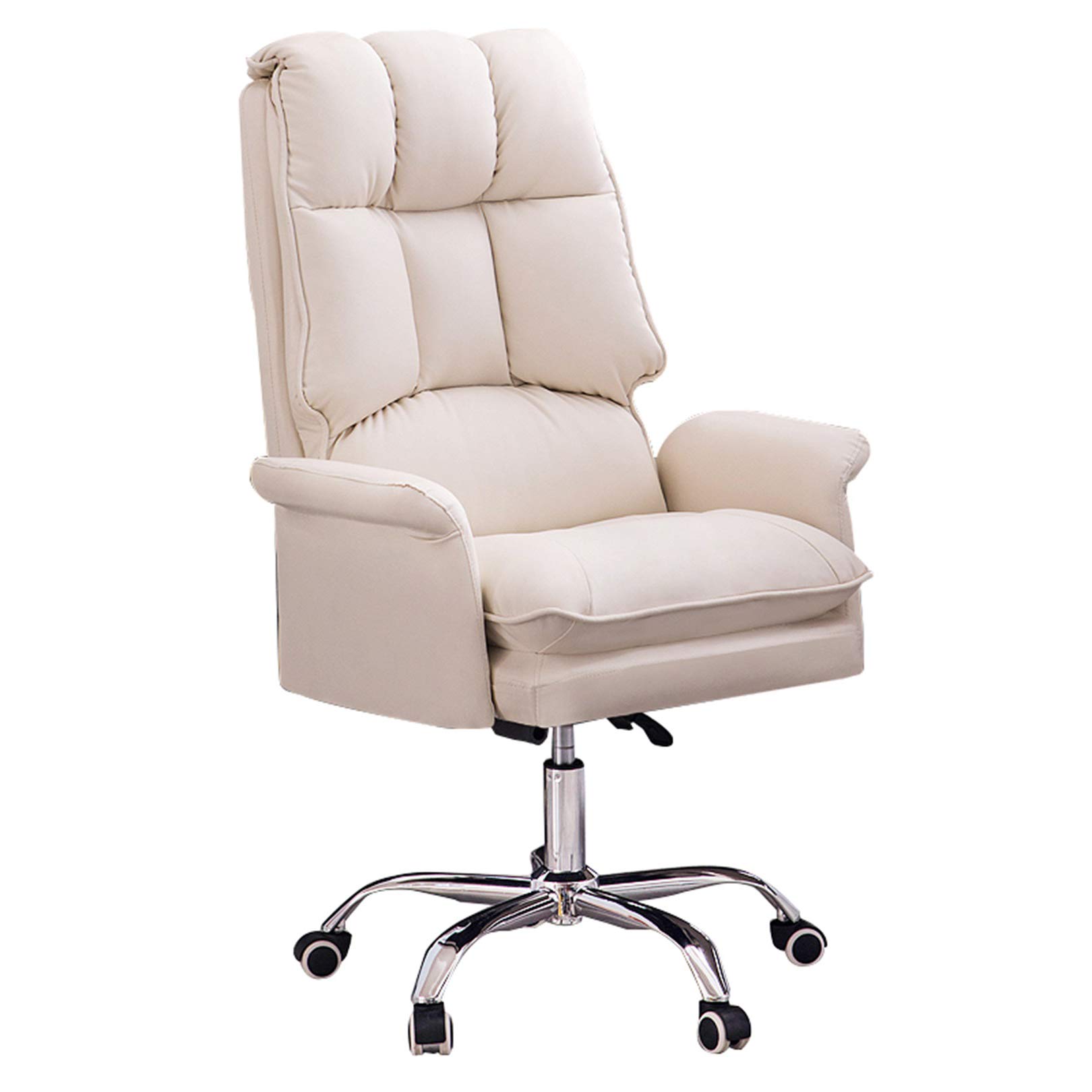 Rolling Office Chair Home Office Chair Ergonomic Desk Chair PU Leather