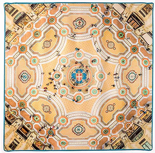 Carré de soie Galleria Milano coffret cadeau idéal anniversaire et fête
