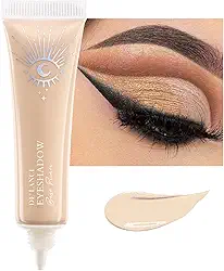 ecofavor Primer Para Sombra Matte, Sombras De'Lanci Professional Makeup À Prova D'Água De Longa Duração, Sem Vincos, Anti-Idade, Realça As Cores Das Pálpebras, Mulheres Mais Velhas - Nude...