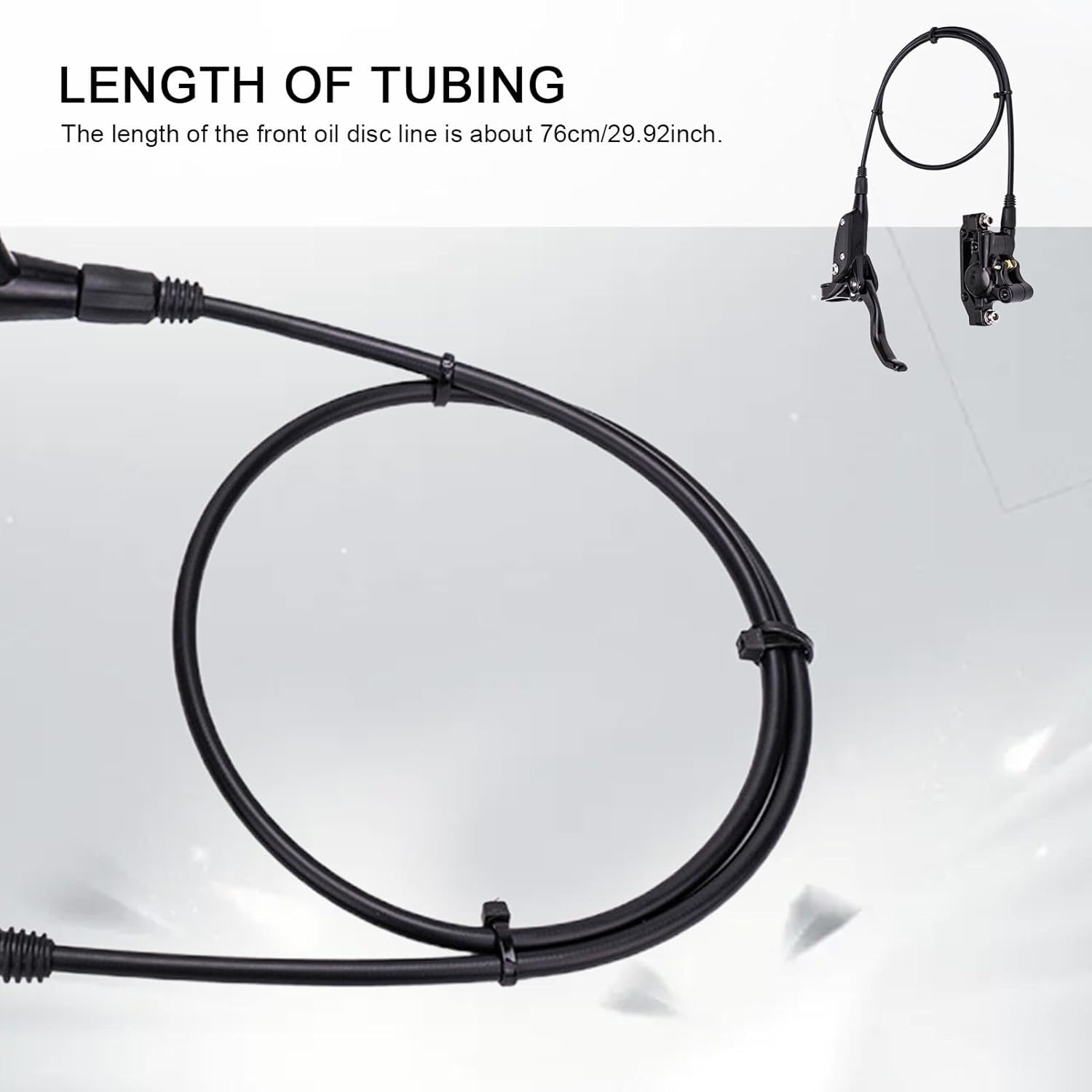 Bike Hydraulic Brakes,with Adapter Aluminum Alloy Bicycle Replacement - Mountain Bike Bicycle Disc Brake,for City Commuting Cycling Road Trip Outdoor Race