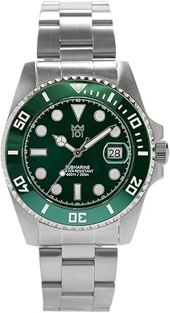 HYAKUICHI 101 ヒャクイチ 自動巻き ダイバーズウォッチ グリーン 楽天市場】HYAKUICHI ダイバーズウォッチ メンズ腕時計 20気圧防水