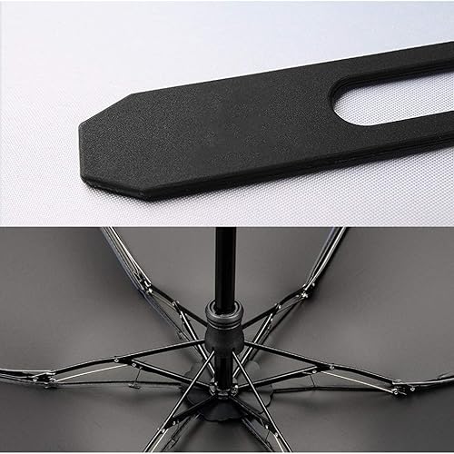 Miniatura 6 de WSZJJ Umbrella- Paraguas compacto para la lluvia, ligero y portátil, pequeño paraguas de viaje con protección (color rosa)