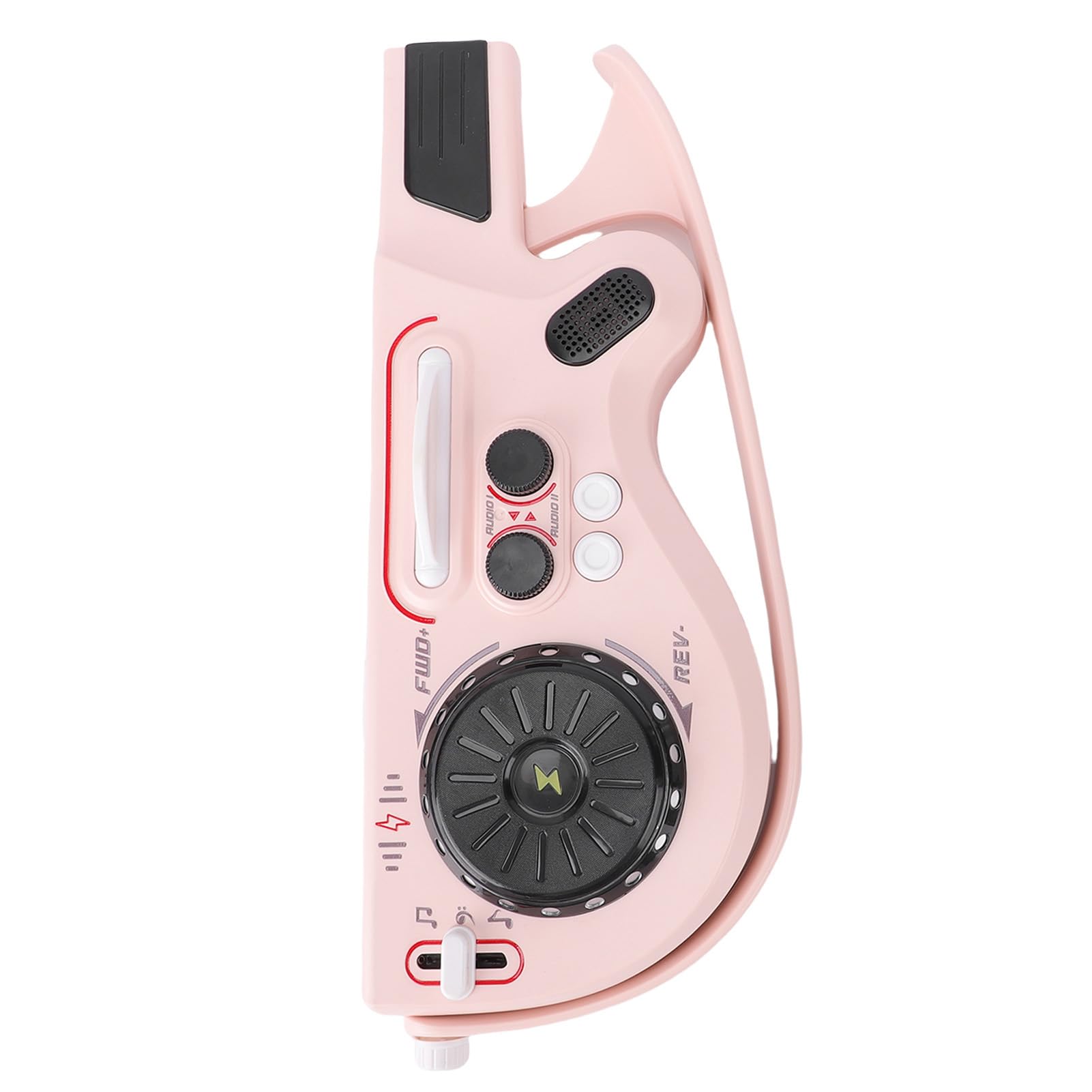XUMIUZIY Giocattolo per Chitarra Senza Corde per Bambini | Chitarra Elettrica Pieghevole Multifunzionale Bluetooth per i più Piccoli (PINK)