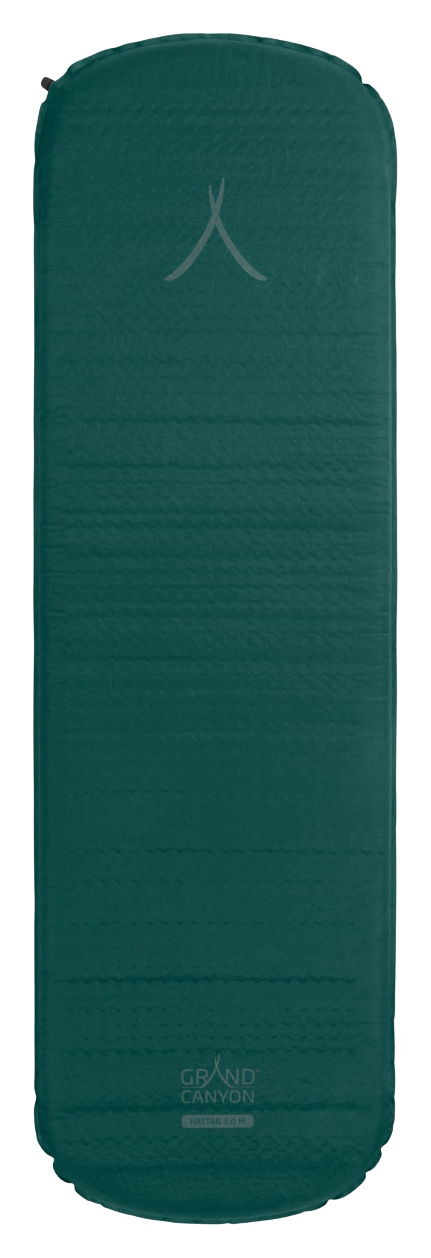 Grand Canyon HATTAN 5.0 M - Materasso da campeggio autogonfiabile, materasso ad aria - 185x55x5,0cm - Botanical Garden (verde scuro)