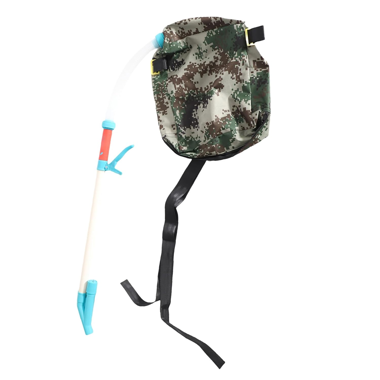 Beans Planter Flexible Handle Fertilizer Spreader with Bag for Corn Vegetables Fruit Trees