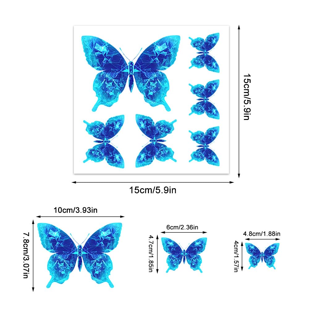 WandSticker4U®- 100 bunte SCHMETTERLINGE zum Kleben I Wandtattoo Butterfly Dekoration Frühling Wandaufkleber Kinder Baby Basteln I Wand Deko für Kinderzimmer Möbel Fenster Sticker WandSticker4U®- 100 bunte SCHMETTERLINGE zum Kleben I Wandtattoo Butterfly Dekoration Frühling Wandaufkleber Kinder Baby Basteln I Wand Deko für Kinderzimmer Möbel Fenster Sticker
