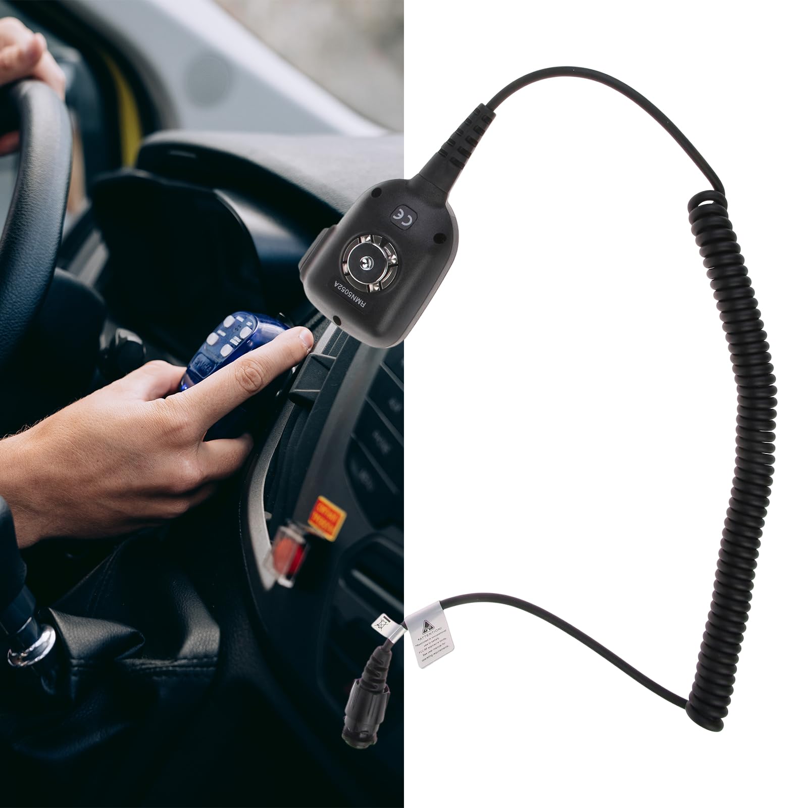 Yuly High-performnace Mobile Radio Microphone Replacement Handheld Speaker-mic ABS & Metal for DGM4100 DGM6100 DM3400 DM3601 Rmn5052a