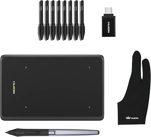 HUION H420X OSU Tablet Tableta de dibujo digital con 8192 niveles de presión sin batería, tableta de dibujo digital de 4.17 x 2.6 pulgadas,