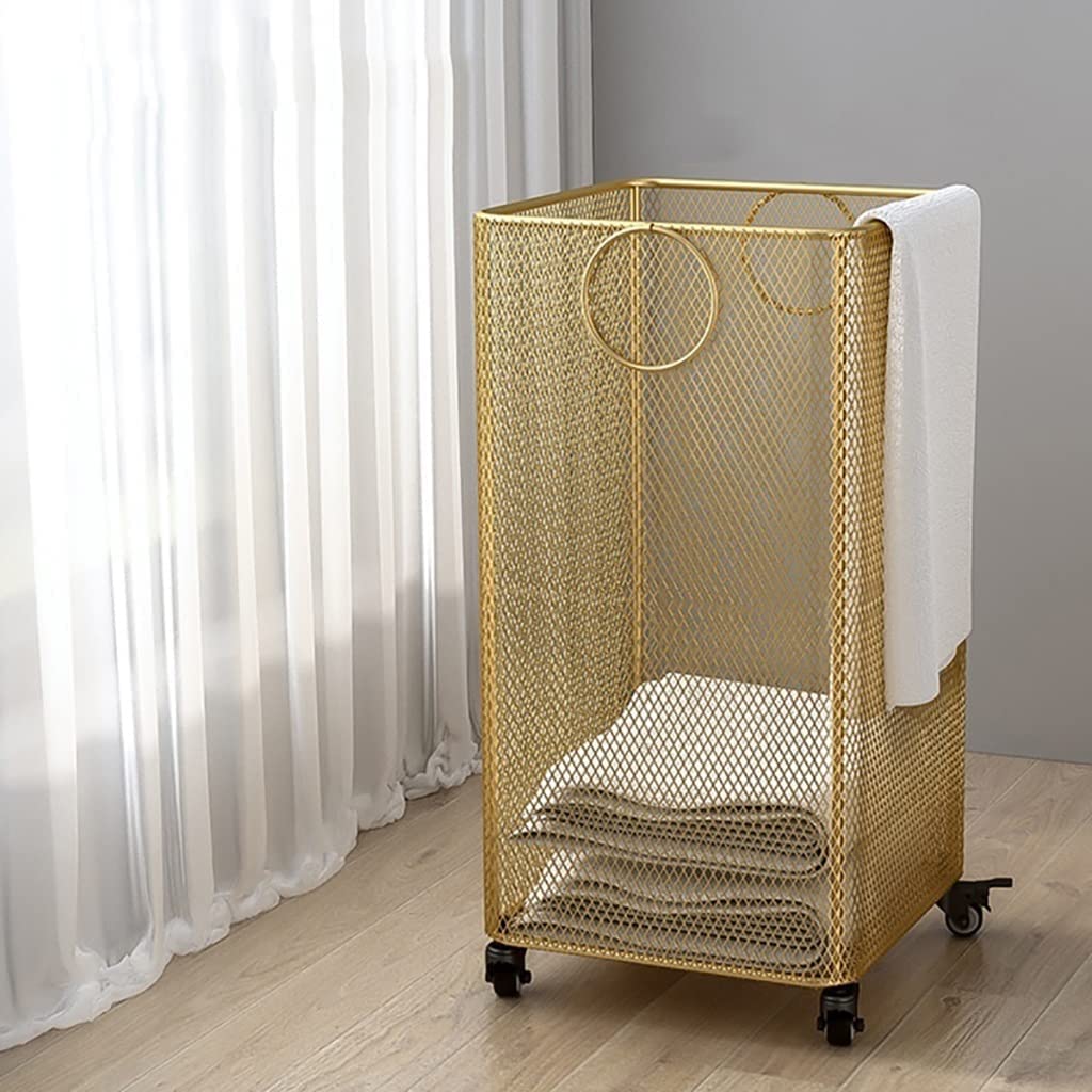 Panier à linge roulant pour ranger la salle de bain