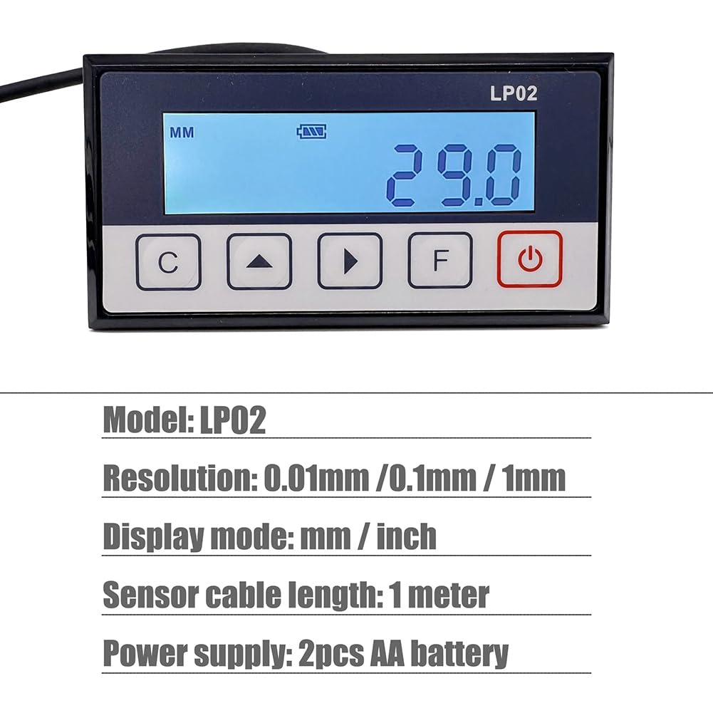 LP02 Integrierte Magnetische Skala DRO -Anzeige Eingebetteter Magnetmesssystem Färbemetriemen Kompatibles Holzbearbeitungsmagnetband