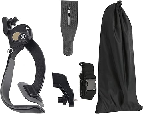 Miniatura 6 de SR-500 Soporte de hombro de cámara negra, correa de cámara DSLR Fotografía Hombro Shock Soporte estabilizador Rig