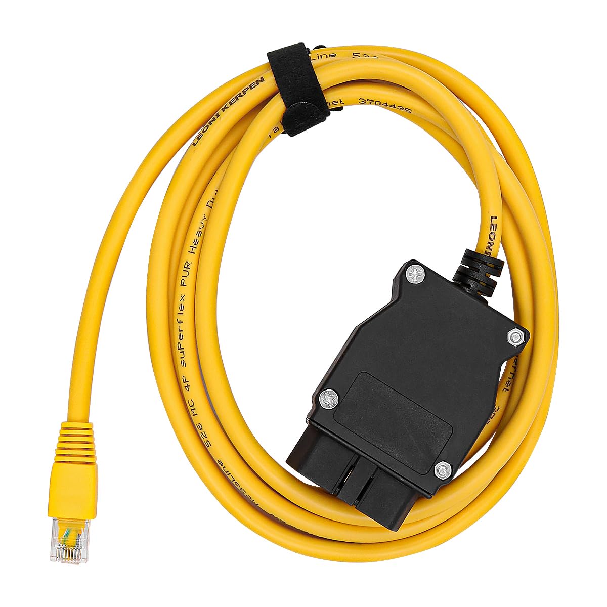 AlnicovEthernet to OBD Interface Cable ICOM Coding F-Series 2M Ethernet Cable Adapter for BMW F-series ICOM OBD2 Coding Diagnostic