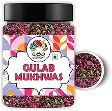 Mr. Merchant Gulab Mukhwas, Traditional Mouth Freshener Mukhwas Mix (Pack of 1 (300g Jar Pack))