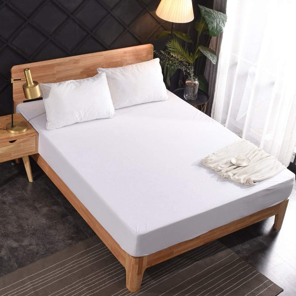 Lenzuola con angoli per lettino da viaggio 95x65 Coprimaterasso impermeabile 95 x 65 Bianco Coprimaterasso per lettino per bambini 97x67cm Lenzuola per lettino 65 x 95 Lavabili e morbidi per lettino