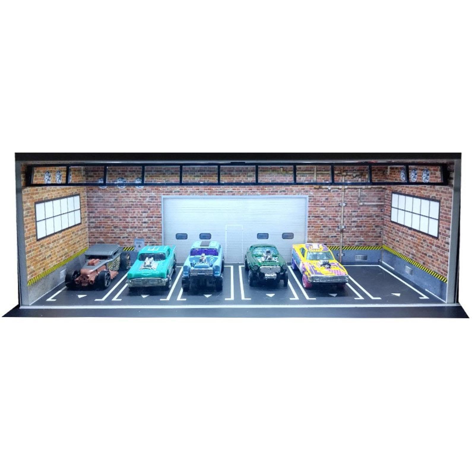 Vetrina/Scatola Portaoggetti per Modellini di Auto in 1:64, Modellini da Garage, Diorami, Oggetti di Scena per Foto, Decorazioni, Articoli, Style a