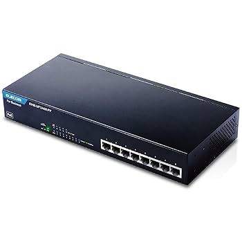 Amazon | エレコム スイッチングハブ 8ポート 金属筺体 PoE 10