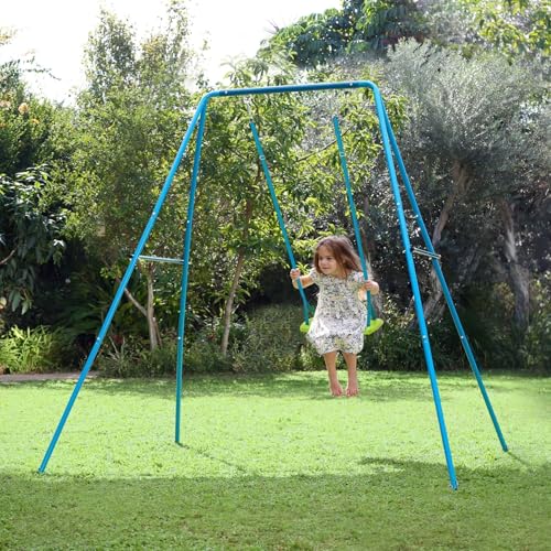 TP Toys 2 in 1 Metal Swing Set with 2 Seats
