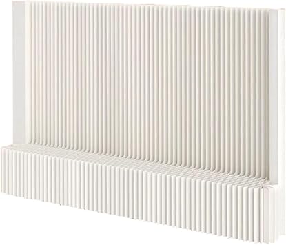 Room Dividers Thick Paper Panel Foldable Privacy Screen, Portable Room Divider with Display Shelves, Removable Temporary Wall Partitions for Home Shopping Mall Offices500x240cm/196.8x94.4in