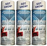 Pack of 3 11oz Cans Sno-Jet Snow Removal Spray