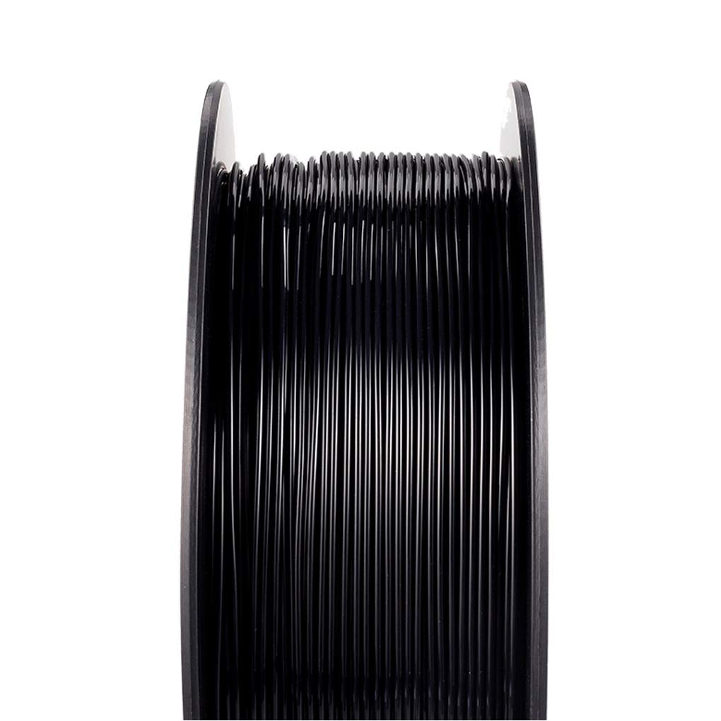 Hello Filament z nadrukiem PLA 1,75 mm, filament z nadrukiem 3D, bez pęcherzyków / bez wtyczki, czarny 1 kg