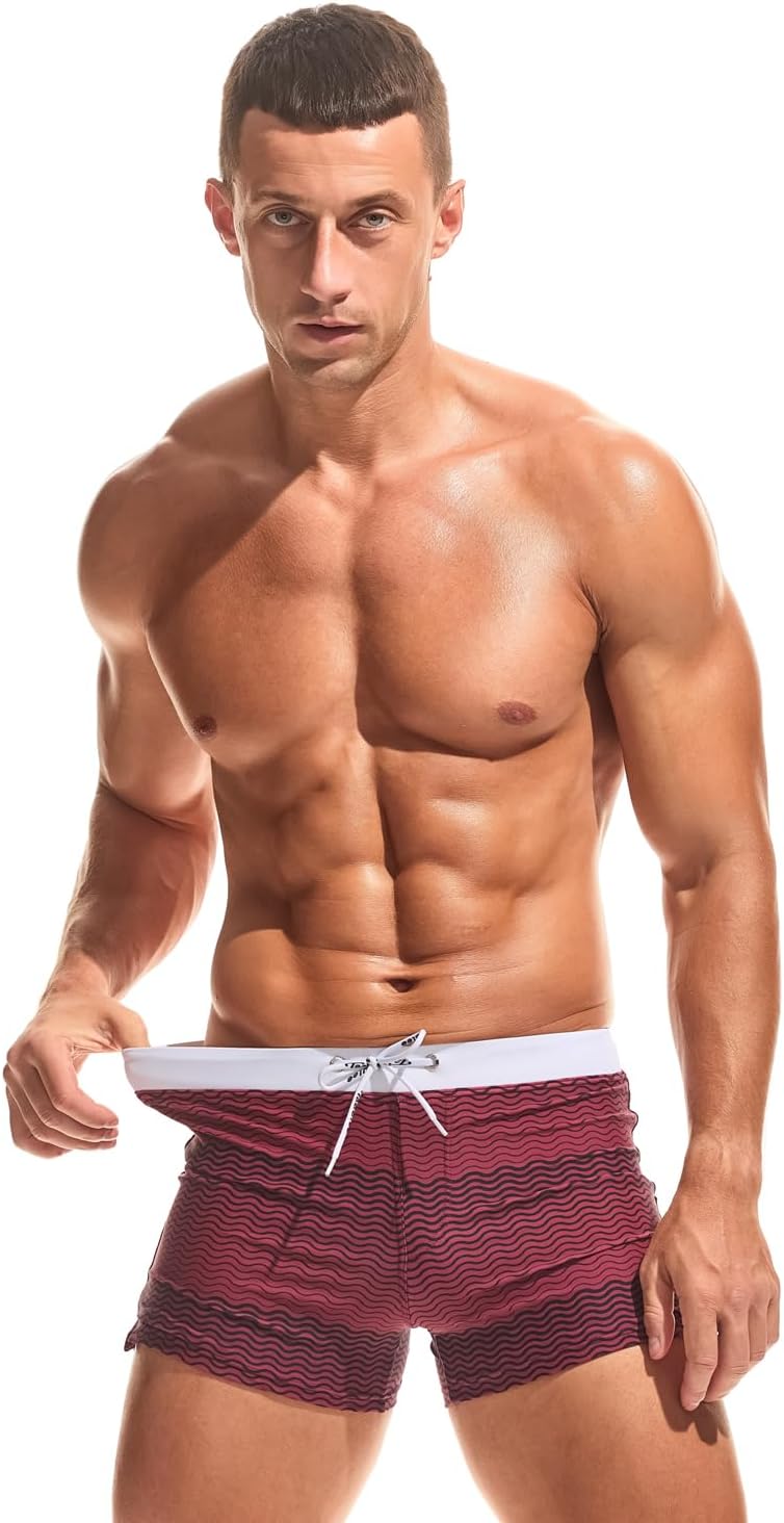 Taddlee Men's Swimwear Swim Briefs Boxer Swimsuits Male Surf Short Shorts Trunks