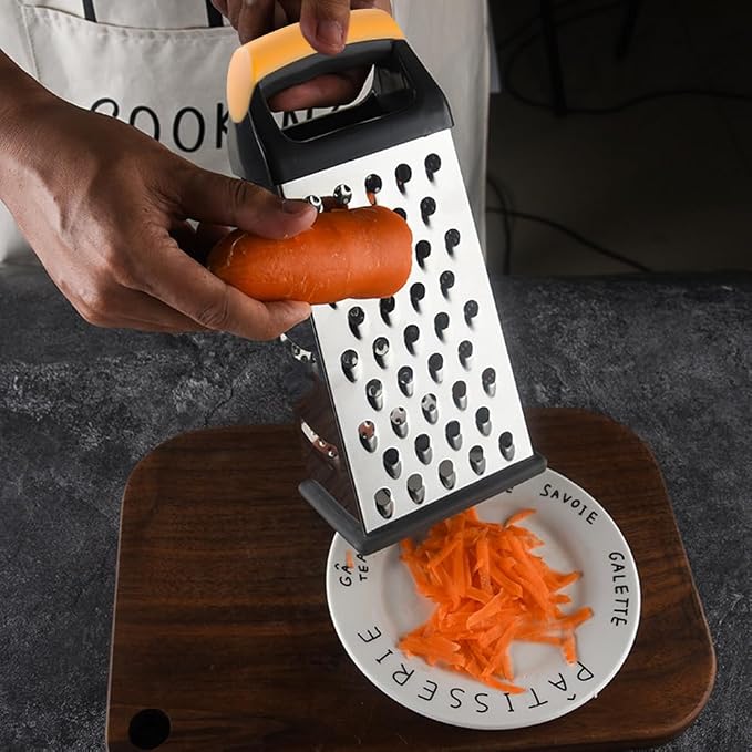 Rallador de queso manual 4 lados acero inoxidable miniatura 5