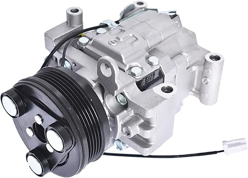 WFLNHB Compresor de CA y embrague de AC puertos AC 5 ranuras de repuesto para Mazda 3 2004-2009 Mazda 3 Sport 2009 Mazda 5 2006-2010 20L 23L CO