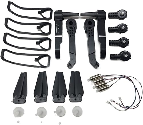 Miniatura 5 de para E525 E88 RC Drone plegable brazo hélice de brazo protector de cuchilla engranajes motor motor piezas de repuesto Kit (piezas de drones) (color