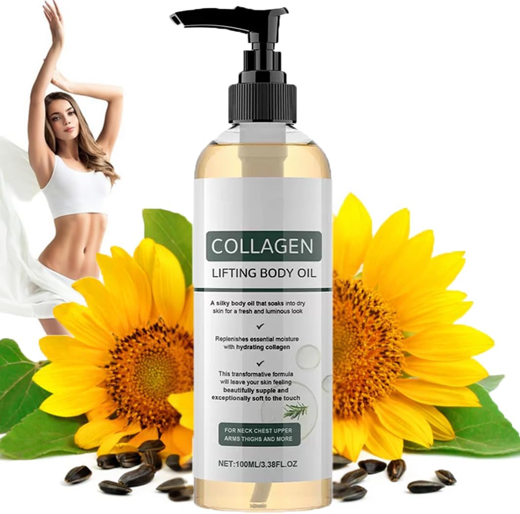 Bio Oil,Collagen Lifting B-ody O-il ，Magic B-ody O-il Firming，Glow Essence Magic Body Oil,Firming & Tightening Body Oil forWomen，Hydrating Massage Oil for Scars，Wrinkles, and Stretch Marks 100ml