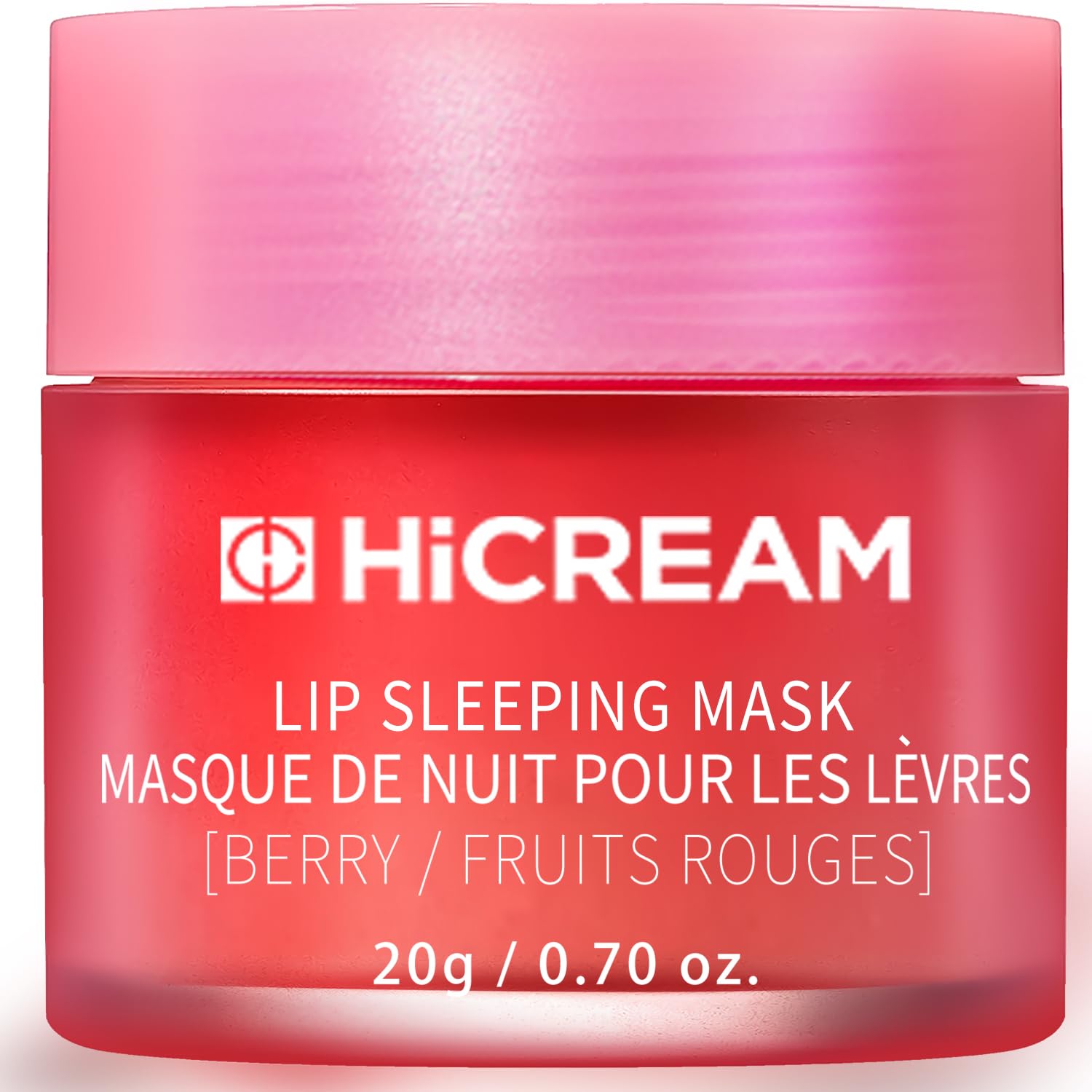 Hicream Lip Sleeping Mask, Nourish & Hydrate with Vitamin C, Day and Night Repair Lip Balm, Fade Lip Lines , Hydrating &Prevention Dry and Crack Lip ,Skin Care 0.7 oz.