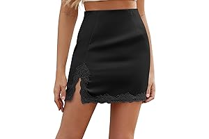 Women's Lace Silk Mini Skirts: Elevate Your Style