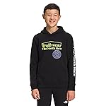 The North Face Boy's Camp Fleece Pullover Hoodie (Little Kids/Big Kids) Tnf Black/Led Yellow SM (7-8 Big Kid)