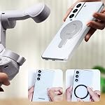 for DJI OM 6 Magsafe Adapter Clamp, Compatible with Gimbal Stabilizer DJI Osmo Mobile 6 / OM 5 / OM 4 / OM 4 SE