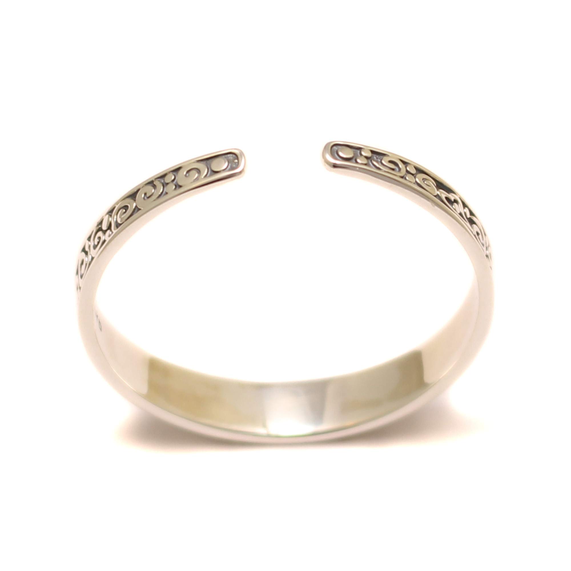Zehenring für großen Zeh Bass Schlüssel Design aus 925 Sterling Silber