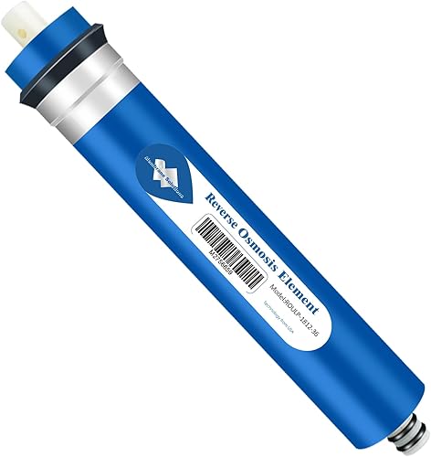 Miniatura 21 de Membrane Solutions Membrana de ósmosis inversa 50 GPD de 11.75 x 1.75 pulgadas de repuesto de filtro de agua de membrana RO para debajo