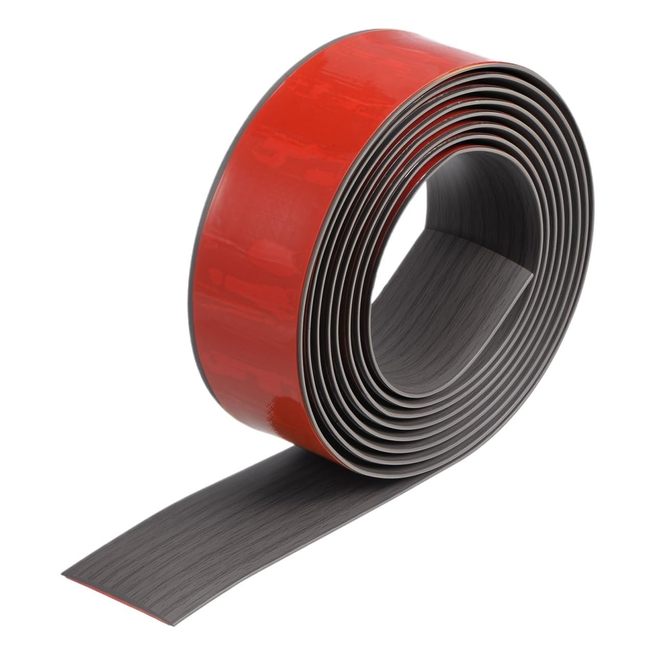 Loacea Doorway Threshold Strip 3Meters Self-Adhesive Carpet Edging Trim, Flooring Cover Transition Strips Door Sealing Strip 1pc(Dark Grey)