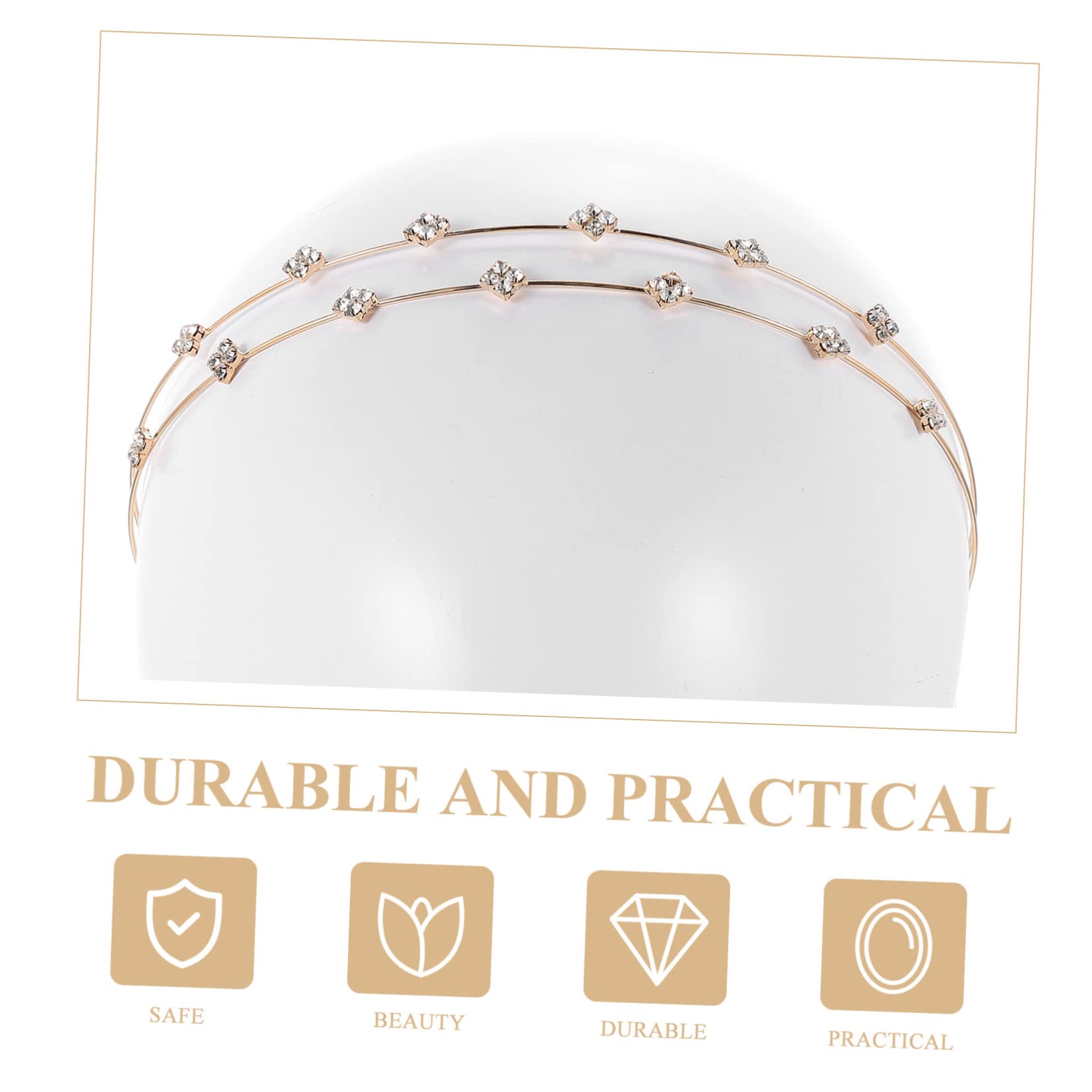 ifundom 20pezzi Coroncina Strass Per Donne Di Cerchietti Eleganti Per Matrimonio e Feste Accessori Di Moda Per Occasioni Speciali