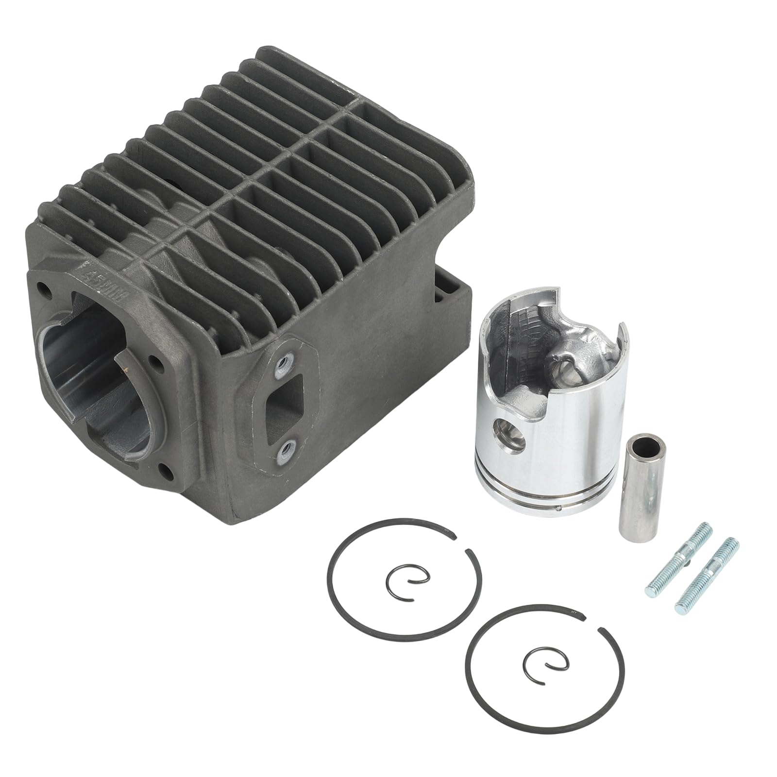 Rendimiento mejorado del motor con kit de juntas de cilindro de 45 mm para Wacker WM80, BS500, BS600, BS700, total de 17 piezas