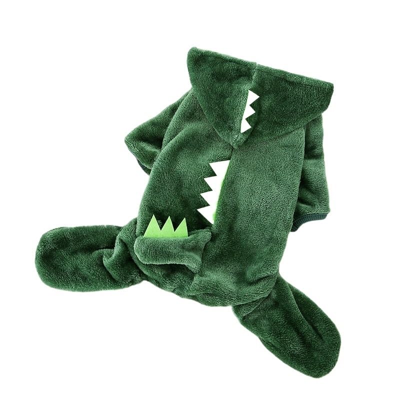 Abbigliamento for cani da compagnia Felpa con cappuccio for cani in morbido pile Cucciolo di cane piccolo Gatto Chihuahua Yorkshire Abbigliamento for animali domestici ( Color : Dinosaur , Size : L )