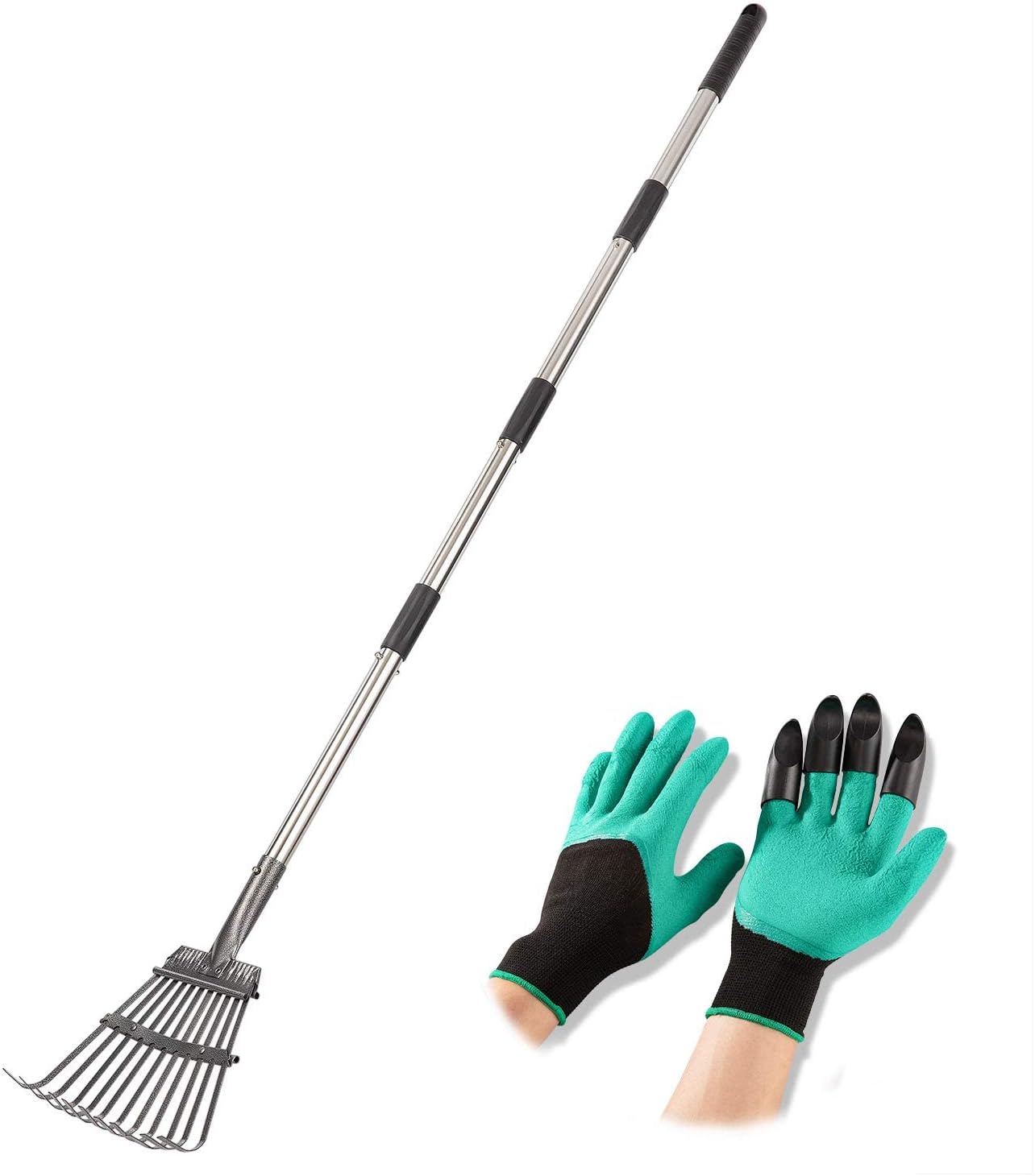 Lawn Leveling Rake Leaf Rake Head Replacement 9 Teeth