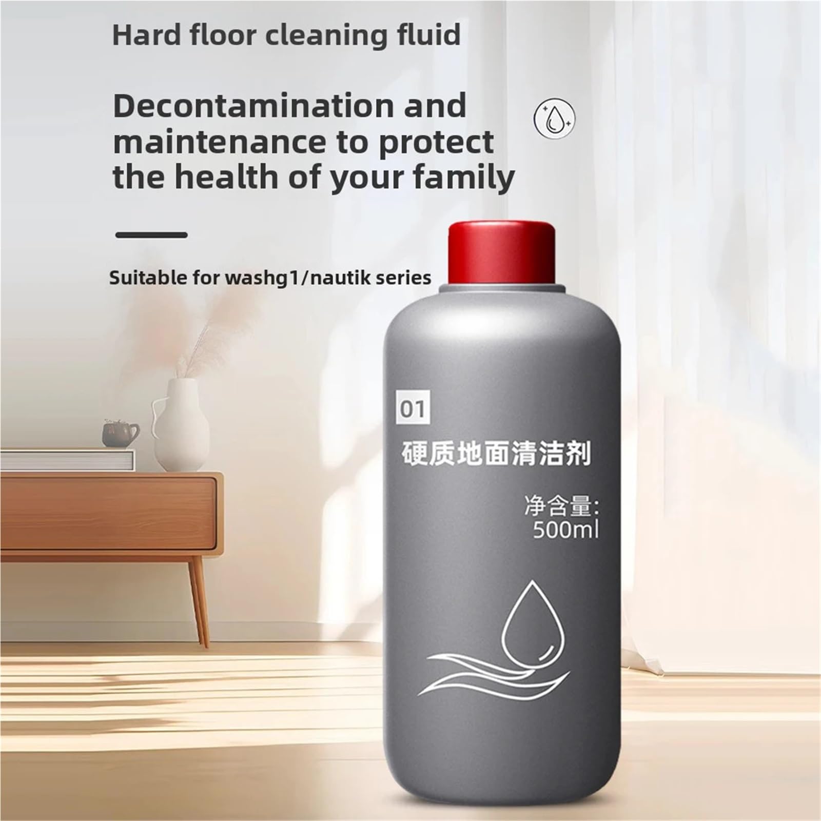 Detergentes Concentrados For Pisos De Madera, Compatibles con Dyson, Washg1 Seguro For Pisos Duros, Solución De Limpieza Profunda For Sala De Estar(2 pcs)