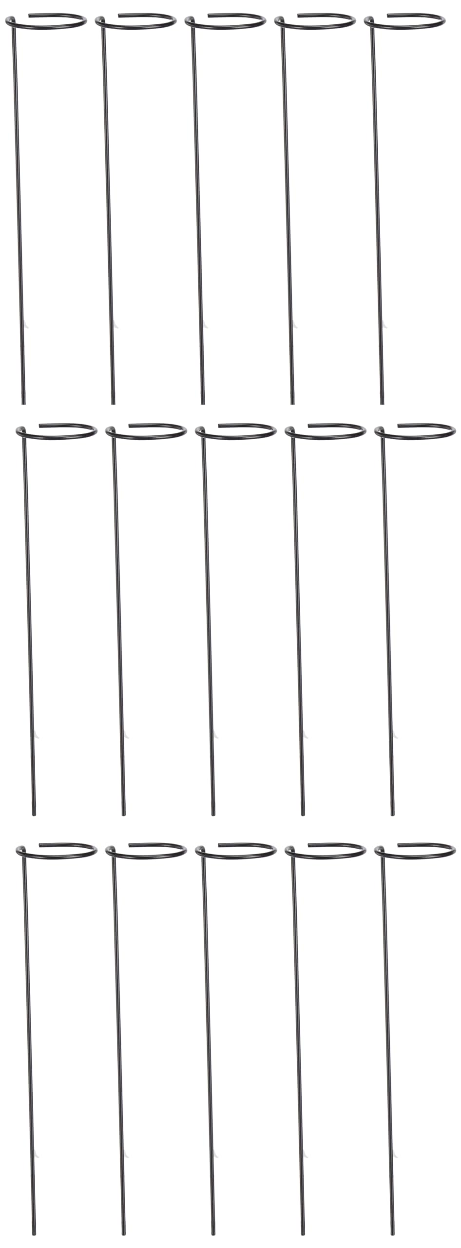 Amazon Brand - Solimo 16 Inch Super Long and Strong Trellis Metal Plant Support (Green, 16 x 3 inches, Pack of 15) | Plant Suporters for Climbing Vines and Plants, Rust Resistance (B0CXPW1CHT) Amazon Price History, Amazon Price Tracker