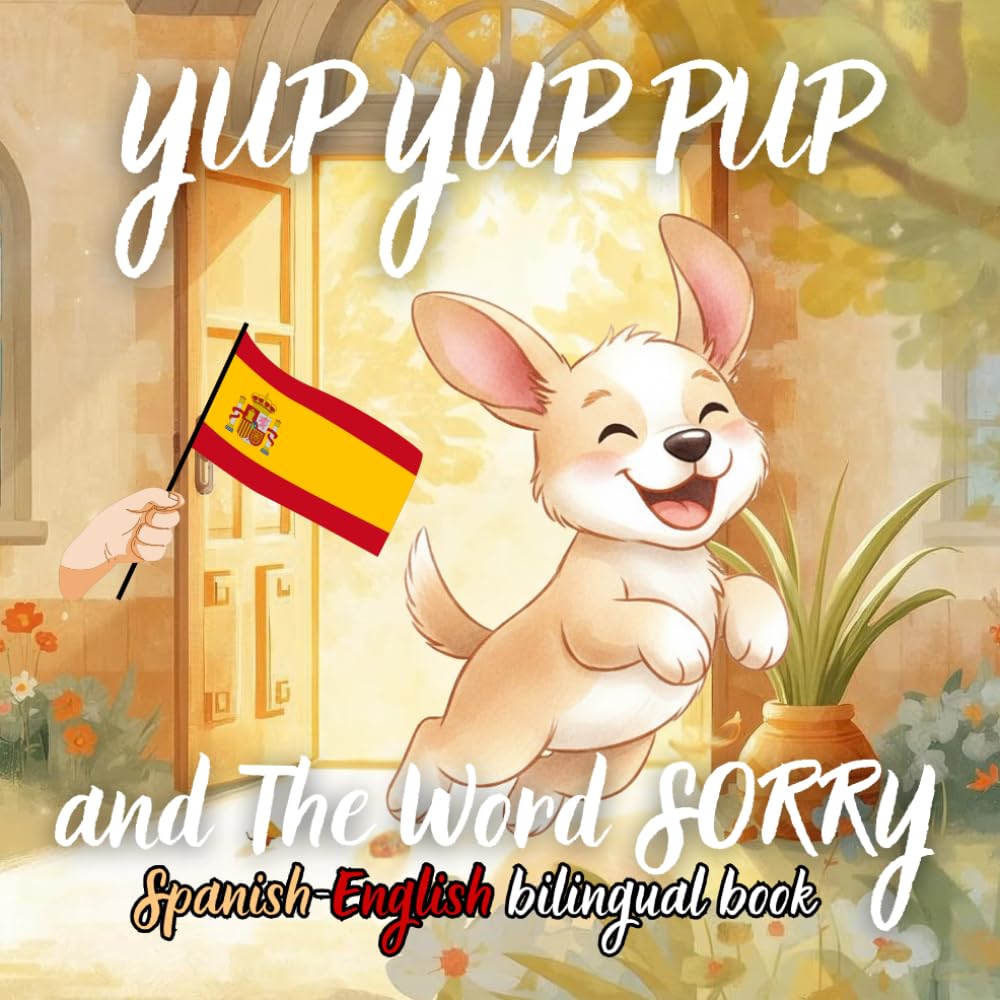 Yup Yup Pup and The Word SORRY Spanish-english bilingual book: A Fun and Heartwarming Children’s Book Teaching Kindness, Empathy, and How to Say Sorry – Perfect for Ages 3-7 (Yup Yup Pup Spanish)