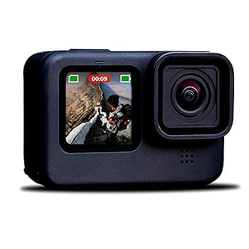 Amazon.com: GoPro HERO9 黑色- 防水運動相機,附前置液晶螢幕和