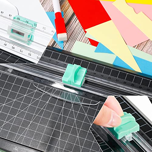 15 Pieces Paper Cutter Blade Paper Trimmer Replacement Blades Refill Craft Paper Cutting Replacement Blades For A4 Paper Cutter (Mint Green) #TOP3