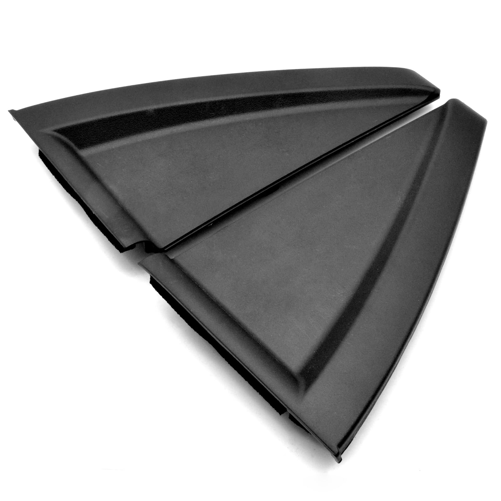 Rear Door Window Delta Molding Pillar Panel Trim Left Drive Side & Right Passenger Side Compatible for Kia Sportage 2005-2010 Replaces 83830-1F001 83840-1F001